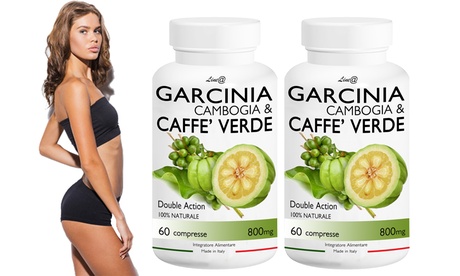 Fino a 360 compresse di Garcinia Cambogia e Caffè Verde Line@Diet per aiutare a perdere peso