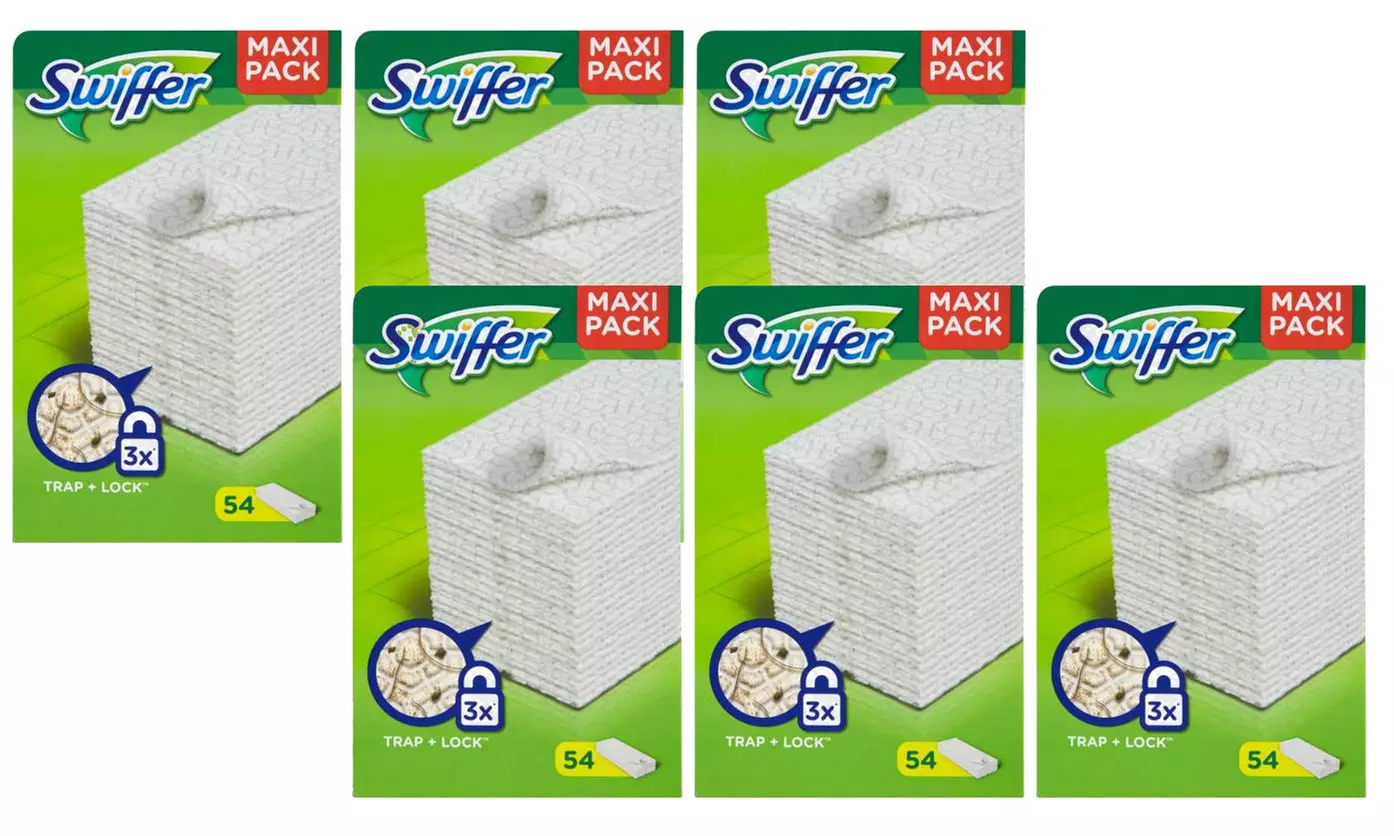 54, 162 ou 324 chiffons anti-poussière Swiffer - Second Medium
