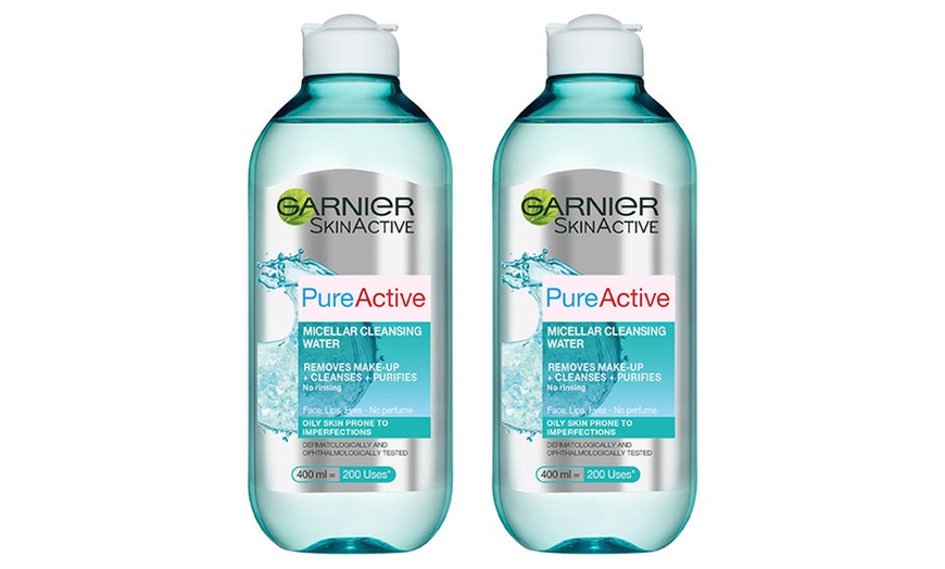 Image 1: Two, Three or Four Bottles of Garnier Pure Active Micellar Water