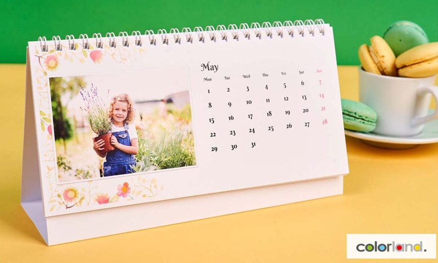 Image 1: Calendrier de bureau personnalisable avec Colorland