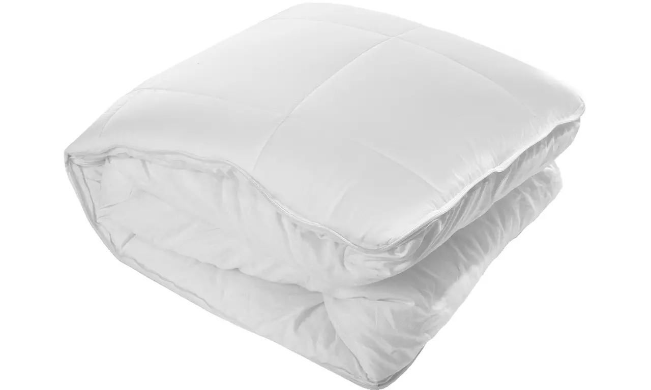 Couette en microfibres pliable et zippable