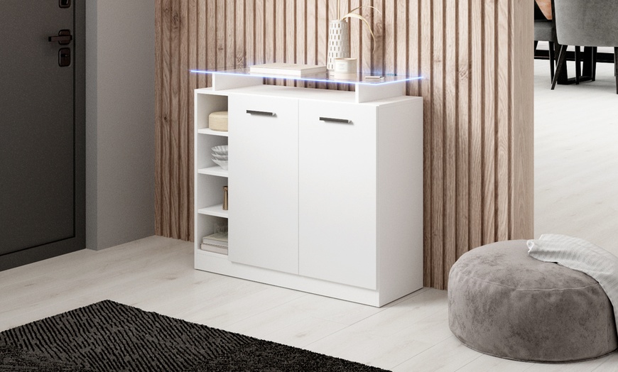 Image 1: Dressoir Paola met led-verlichting