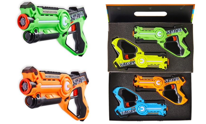 Image 2: Strike Laser Tag Two Blasters with Carry Box Set