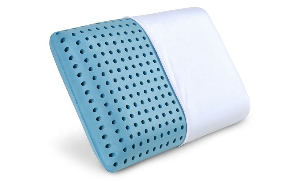 Cuscino in memory foam con microcapsule in gel rinfrescante