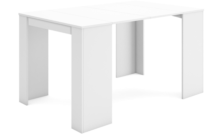 Image 5: New Table console extensible, Accueille jusqu'à 6 et 14 personnes En différentes couleurs