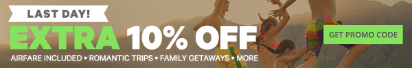 Extra 10% Off Getaways