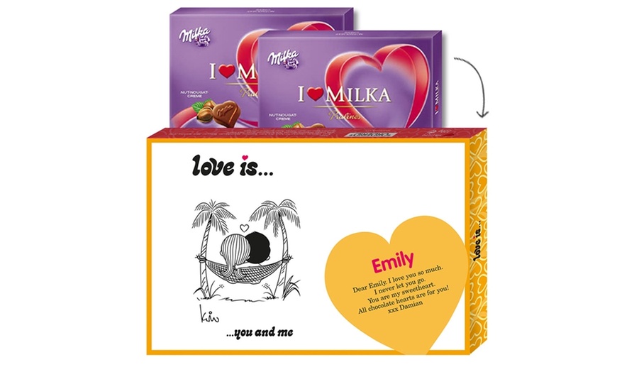 Image 8: Personalised Milka Chocolate Box