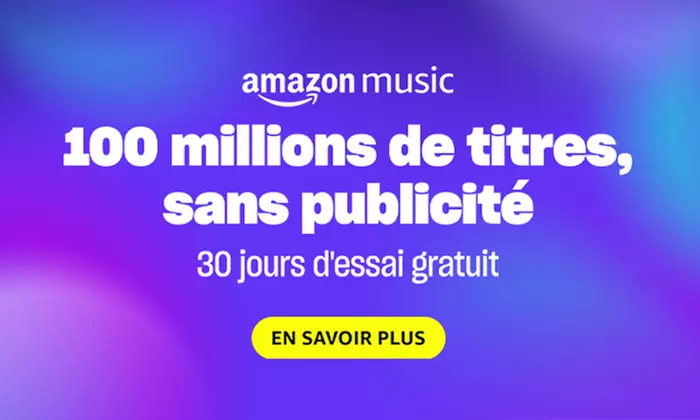 30 jours offerts à Amazon Music puis 10,99 €/mois, sous conditions - Primary Image