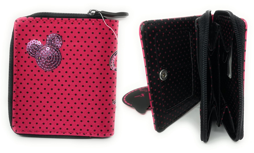 Image 2: Disney Minnie Mouse Zip Wallet