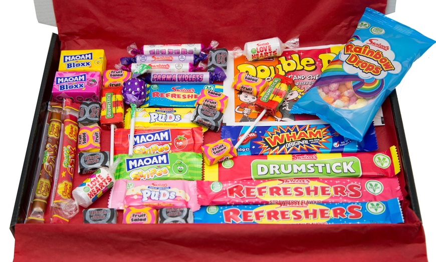 35-Piece Retro and Modern Sweets Box | Groupon