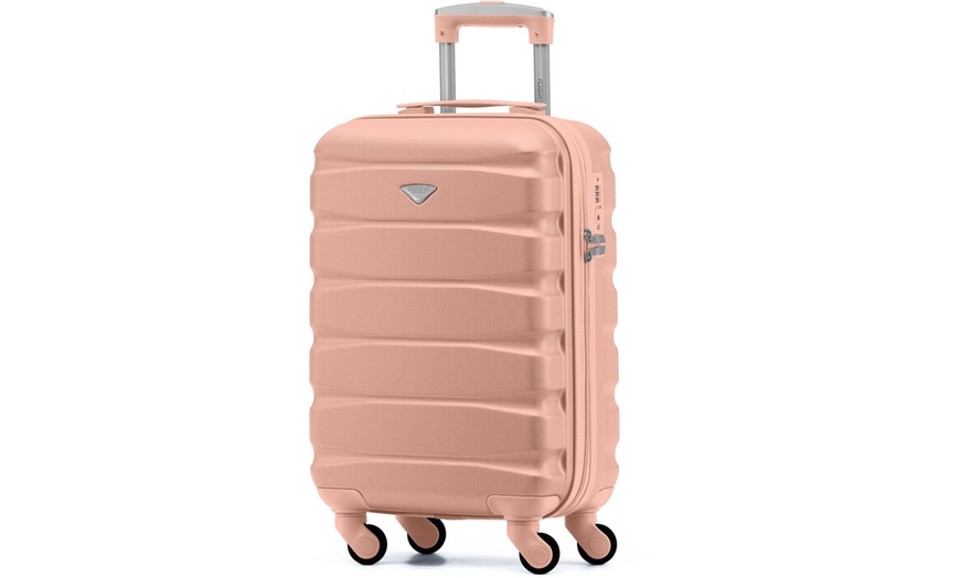 Image 5: Flight Knight Lightweight 4 Wheel Cabin Suitcase (Approved for 100+ Airlines)