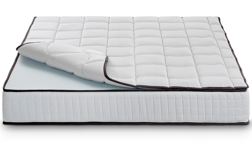 Image 6: Materasso con topper in memory foam ortopedico e sfoderabile