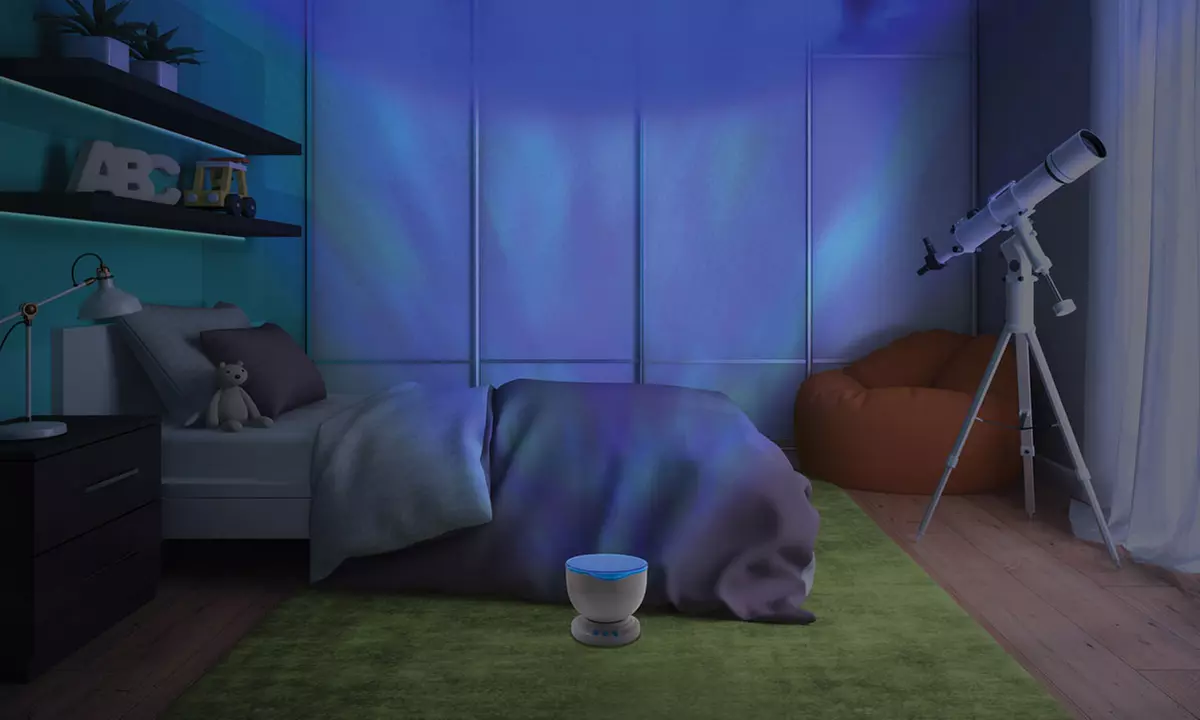 Color Changing LED Wave Light Therapy Projector - Primary Image