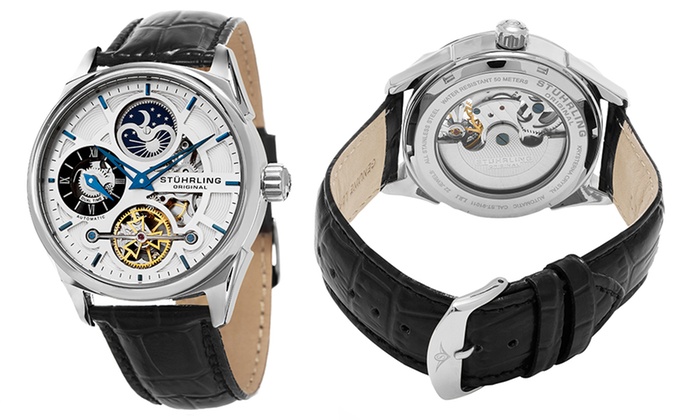 Goede Stuhrling luxe horloge voor heren | Groupon Goods DF-81