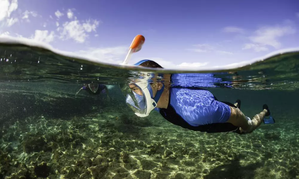 Full-Face Snorkel Mask with Camera Mount - Primary Image