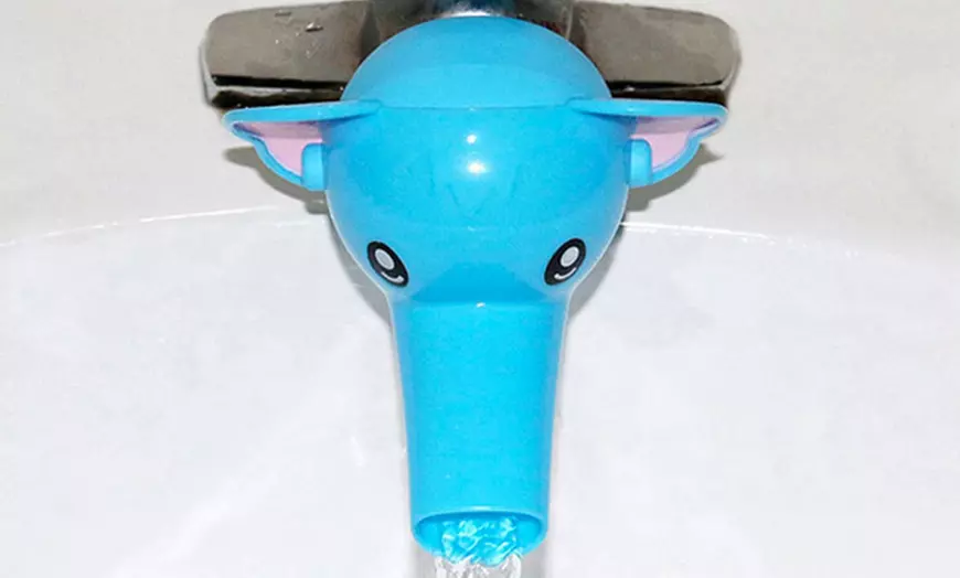 Image 16: 1 o 2 extensiones de grifo con forma de delfín, elefante o pato