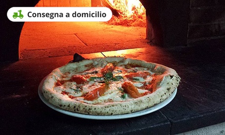 Pizza con dolce e birra al ristorante Bocon Divino (sconto fino a 38%). Consegna a domicilio