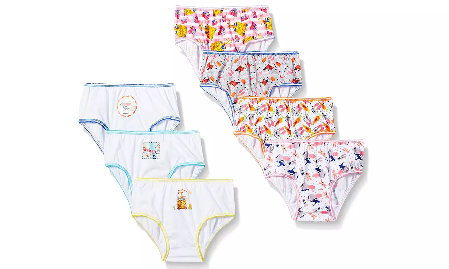 Handcraft Girls PJ Masks, Pokemon, or Zootopia Briefs (7-Pack) - Image 4