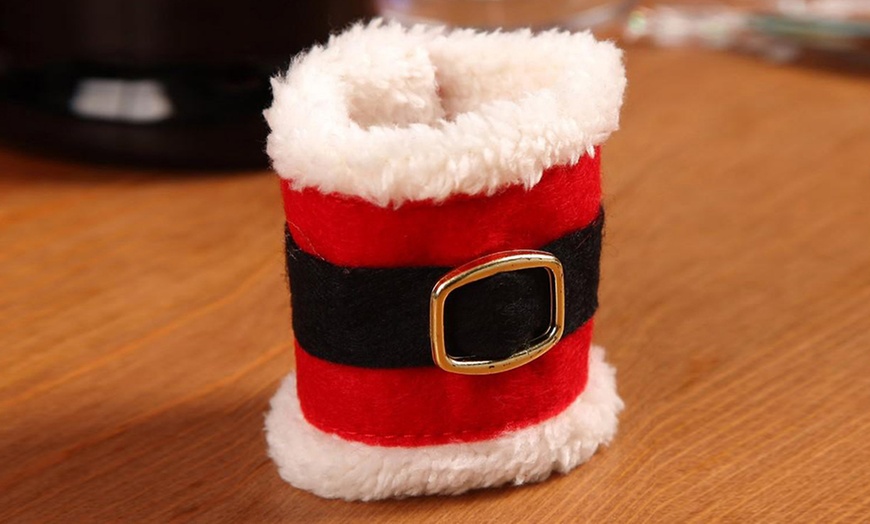 Image 2: Christmas Santa Napkin Rings