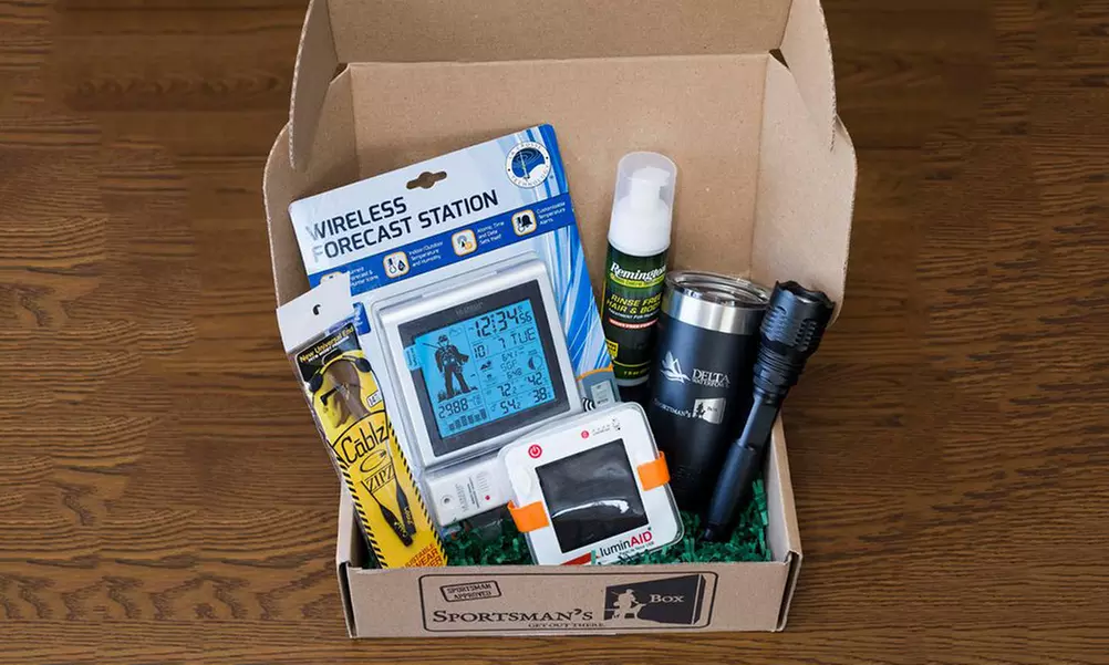 One or Three-Month Box Subscription, or One Gift Box of Choice from Sportsman's Box - Primary Image