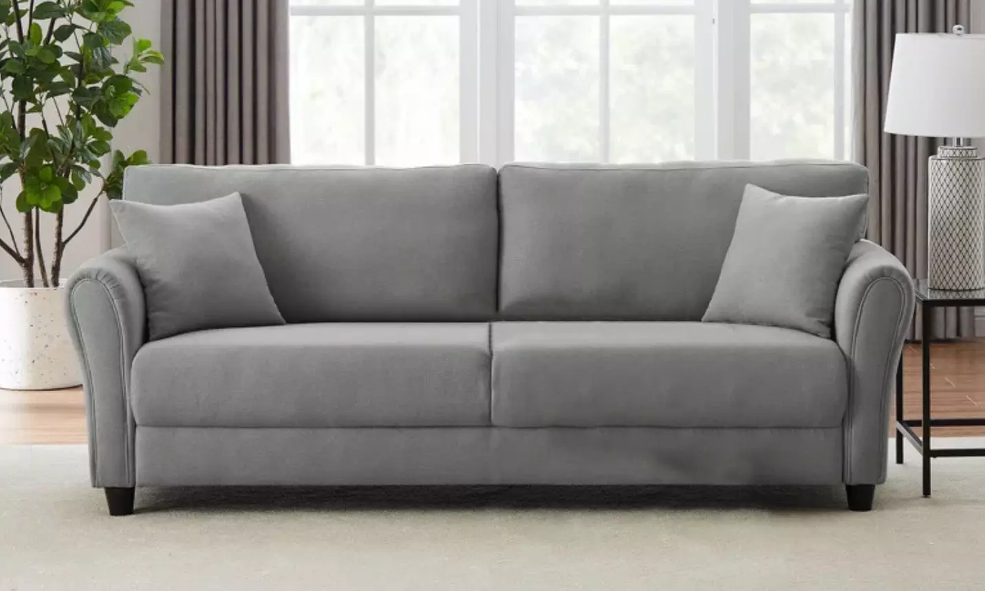 Canapé droit en tissu 4 places Malerne de la marque Kocoon