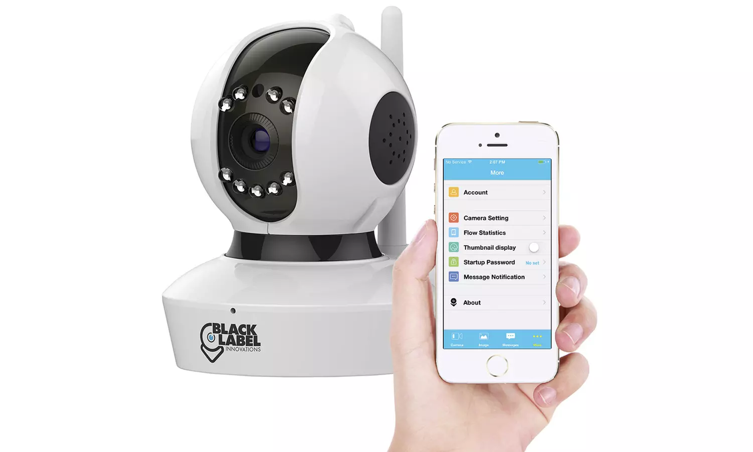 Black Label Cam Pro 1080p Full HD WiFi Surveillance Camera - Second Medium