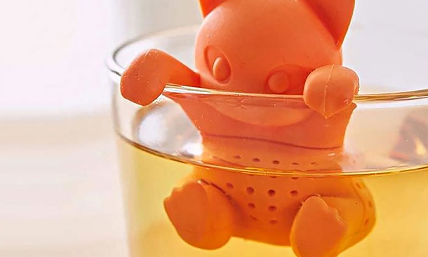 Image 1: Cat-Shaped Tea Infuser