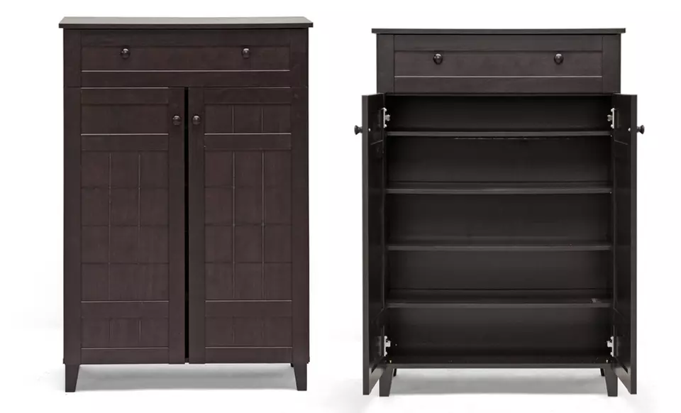 Shoe Cabinet with Drawer - Primary Image