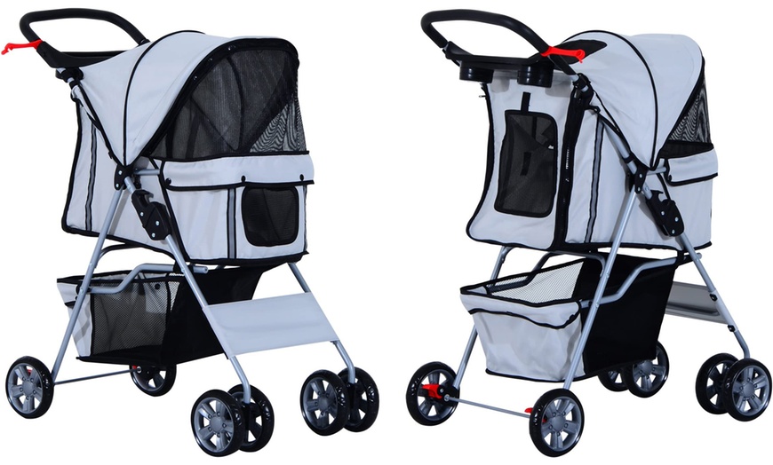 Image 15: PawHut Pet Stroller