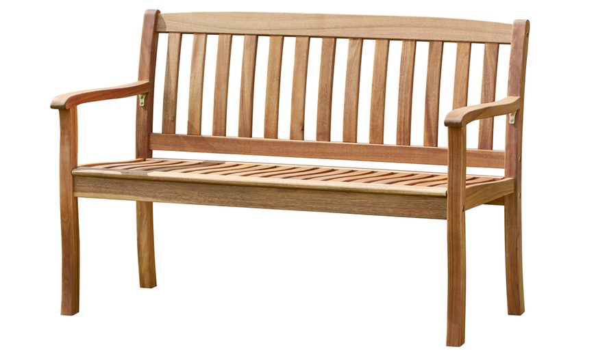 Image 2: Acacia Garden Bench Selection