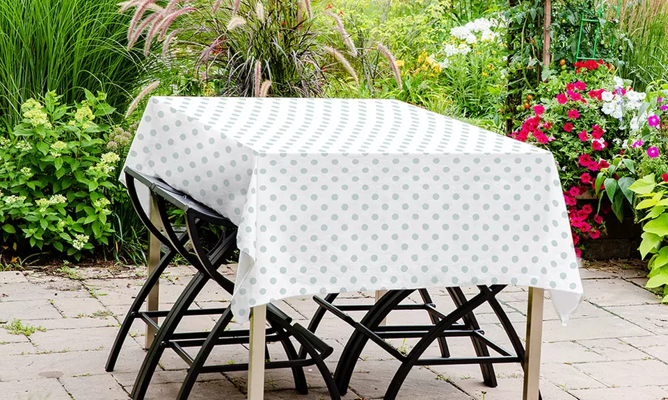 Tischdecke aus gewachstem PVC