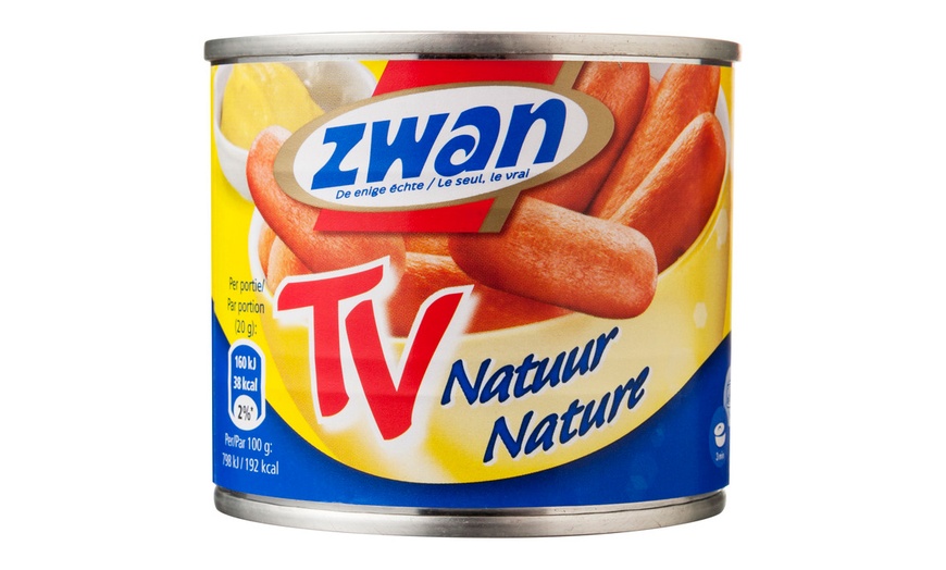 Image 1: Zwan TV saucisses nature 130 gr