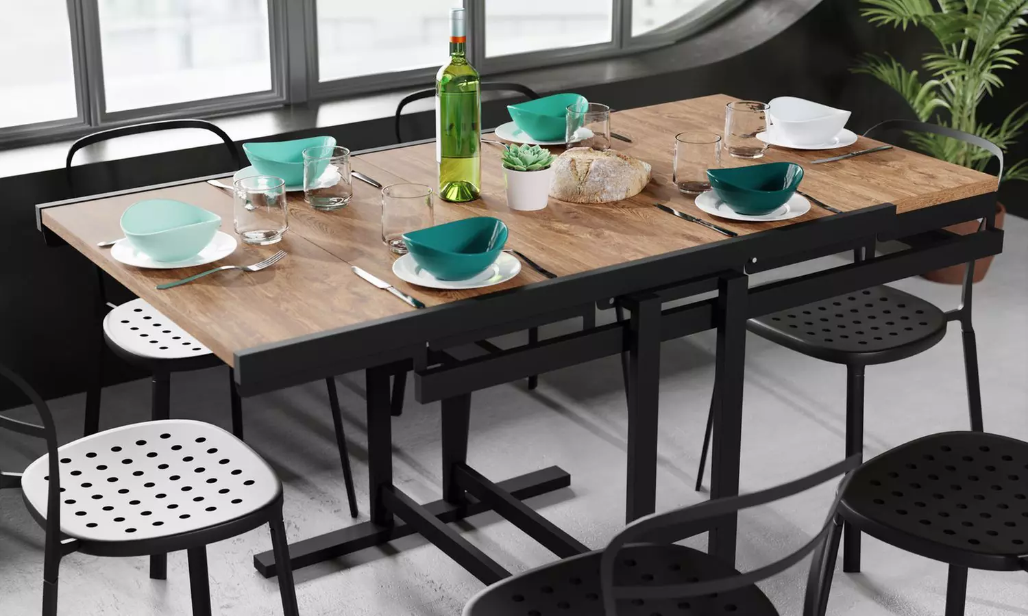 Umwandelbarer Regal-Tisch „Blumie"