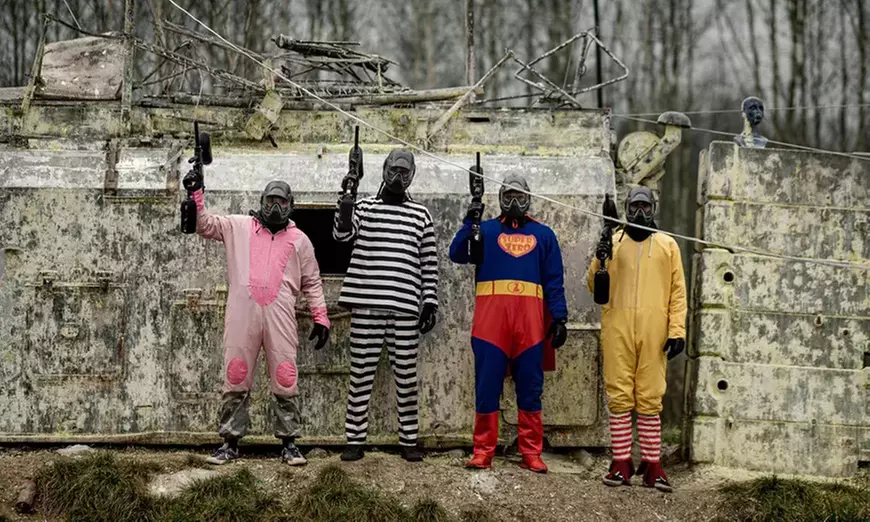 Paintball dla nawet 10 osób ze sprzętem, kulkami i więcej