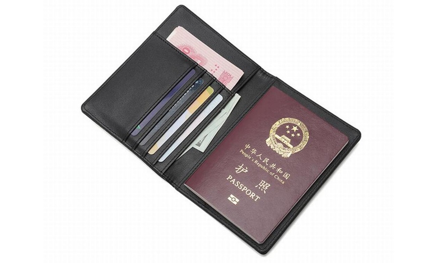 Image 5: 1 ou 2 porte-passeports ou portefeuilles RFID