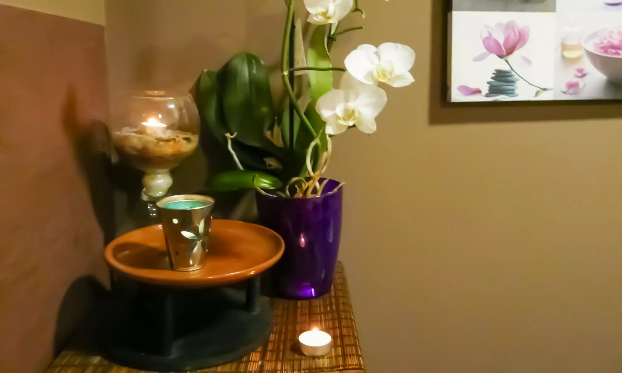 Masaje con aromaterapia, peeling y envoltura de espalda