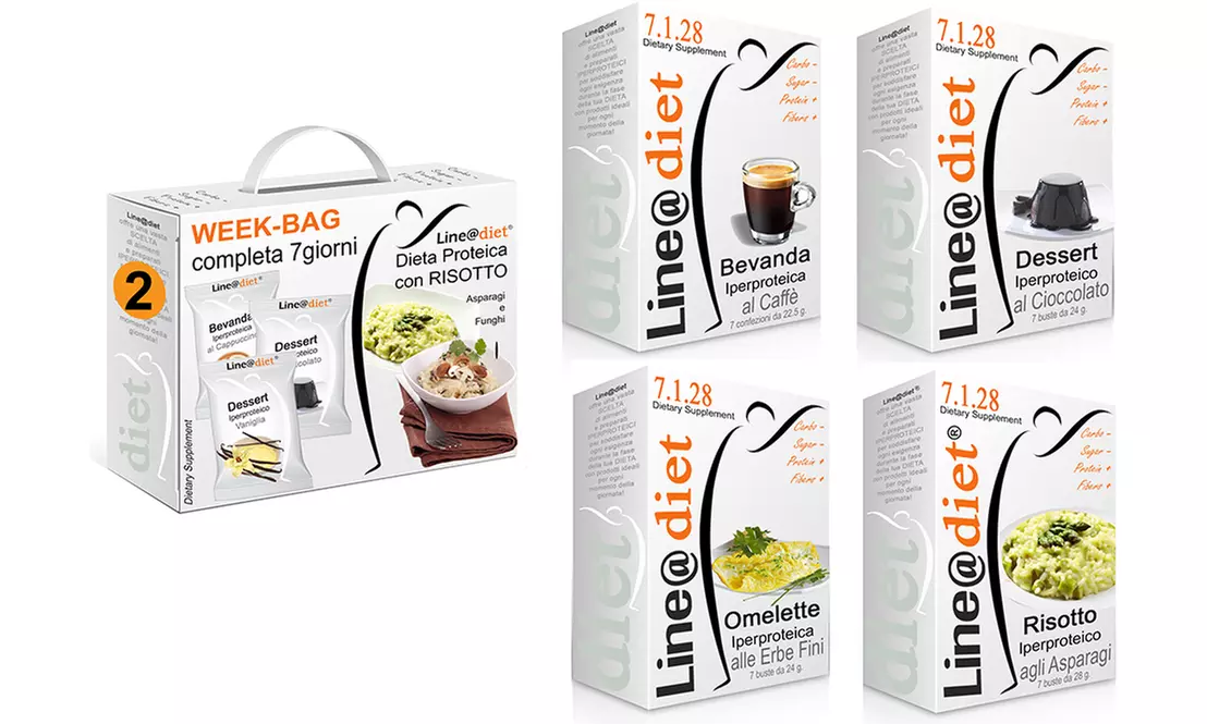 Kit Dieta Proteica Line@ con risotto e pasta