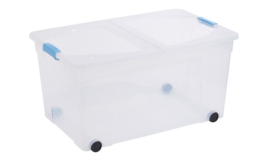 Image 6: Clippy Storage Box With Wheels