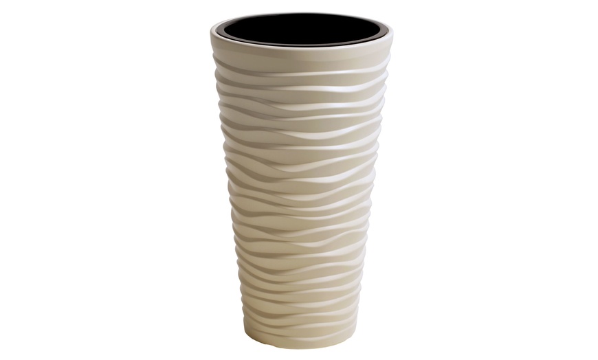 Image 10: One or Two 30cm Tall Slim Flower Pots