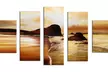Large Multi-Panel Hand Painted Oil Paintings - Second Medium