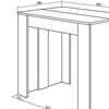 Image 36: Extendable Console Table for 6 people or up to 14 people