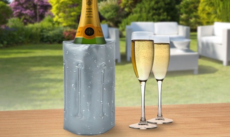 Sacca refrigerante portabottiglie con chiusura a strappo