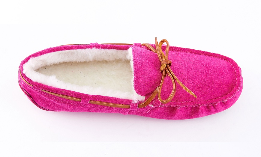 Image 4: Women's Suede Slippers