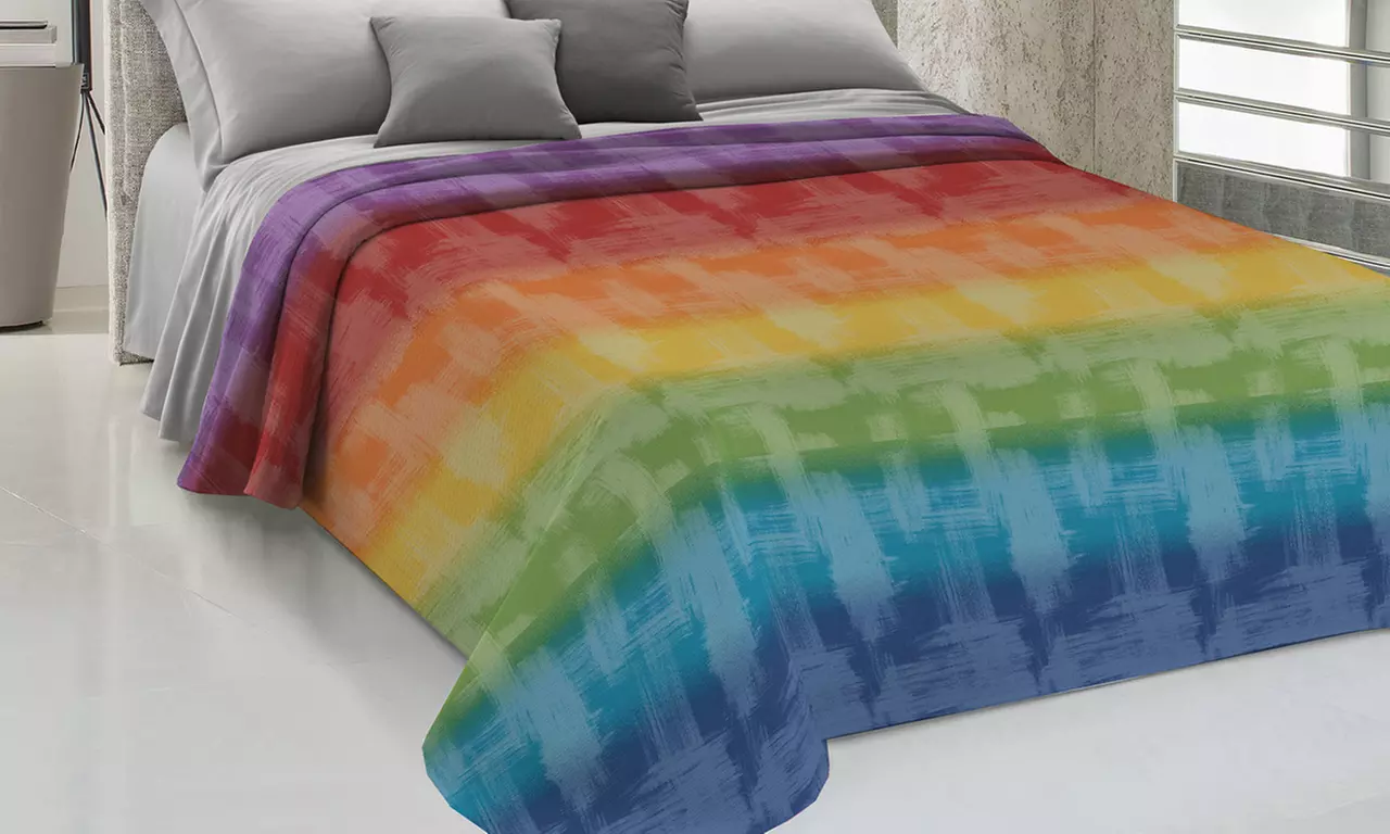 Copriletto in tessuto piquet Co. Ingros. Tex.