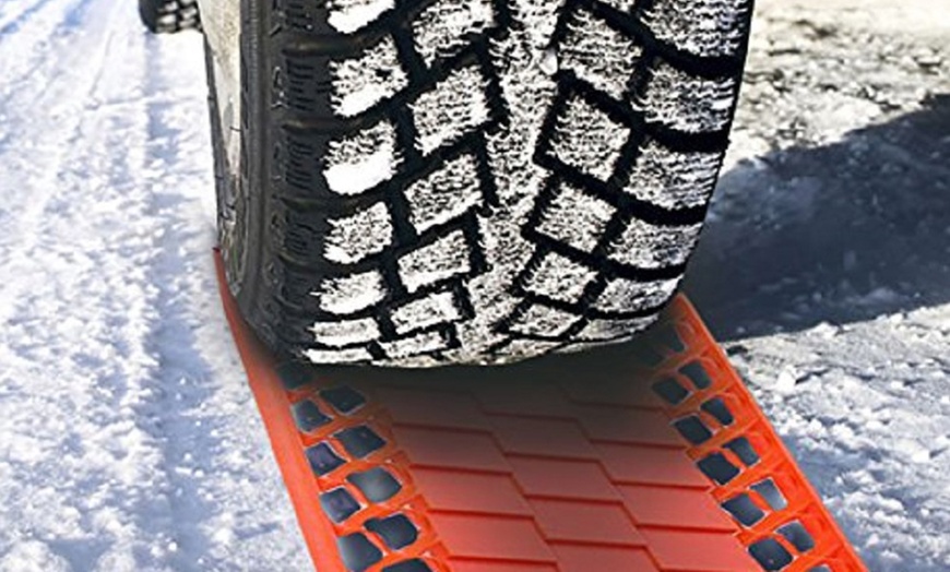 Image 1: Snow Traction Mats