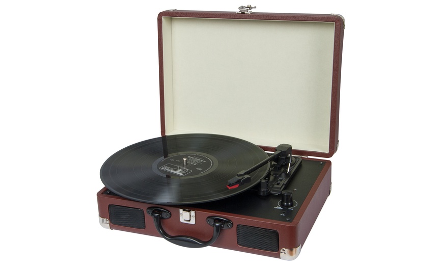 Image 5: Turntable Record Player Briefcase