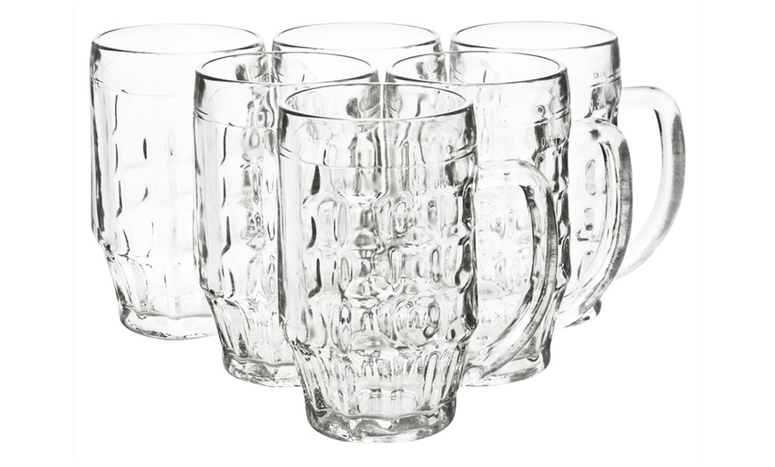 Image 2: Glass Beer Mug