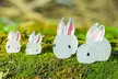 6- or 12-Piece Glow in the Dark Easter Rabbit Garden Decorations - Image 4