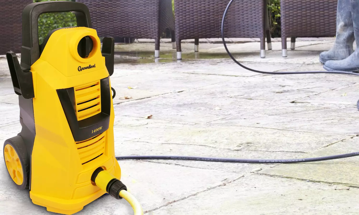 Powerful Electric Pressure Washer with a Car Wash Kit