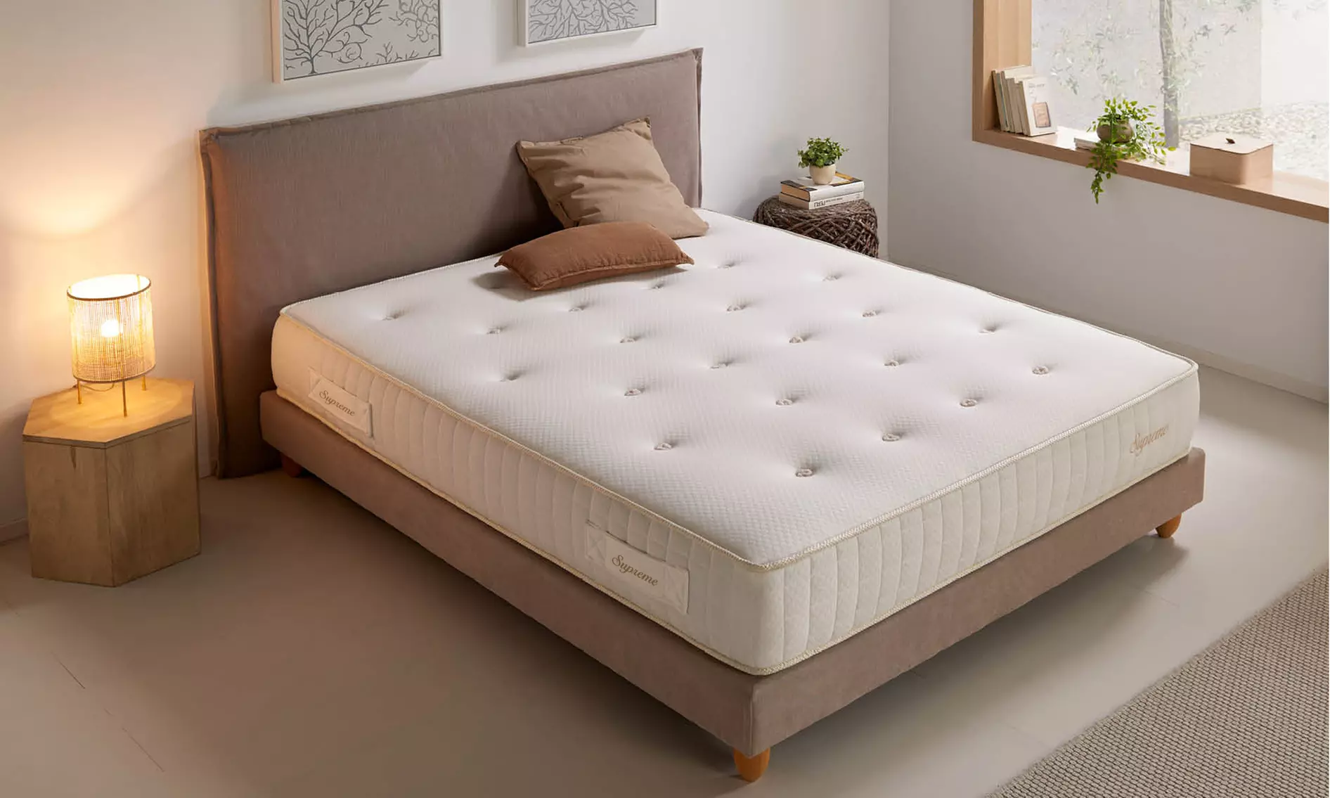 Colchón Supreme Muelles Ensacados - Alta Transpirabilidad, 25 cm Grosor - Primary Image